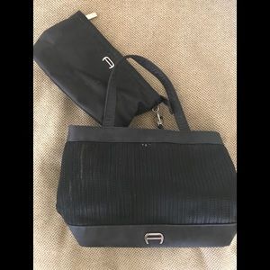 Etienne Aigner Mesh Bag w/Inside zippered pouch